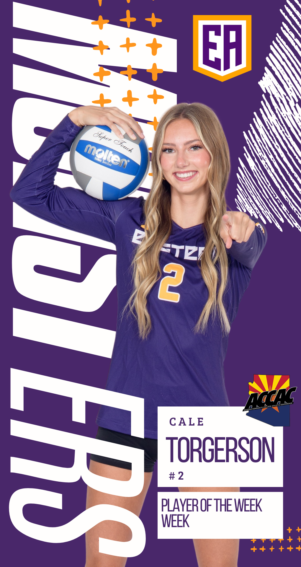 Cale Torgerson-ACCAC Volleyball Players of the Week - Week 6