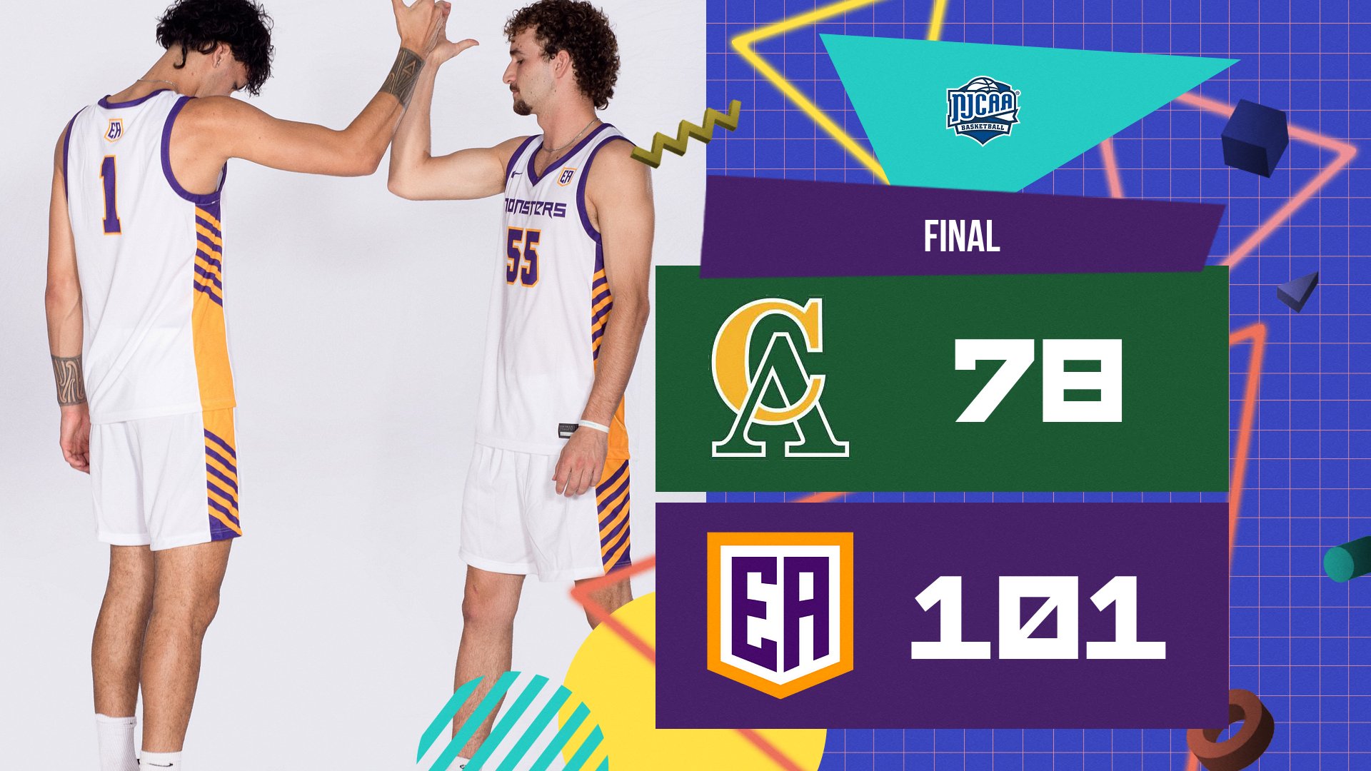 EAC Basketball Sweeps Yavapai at Home