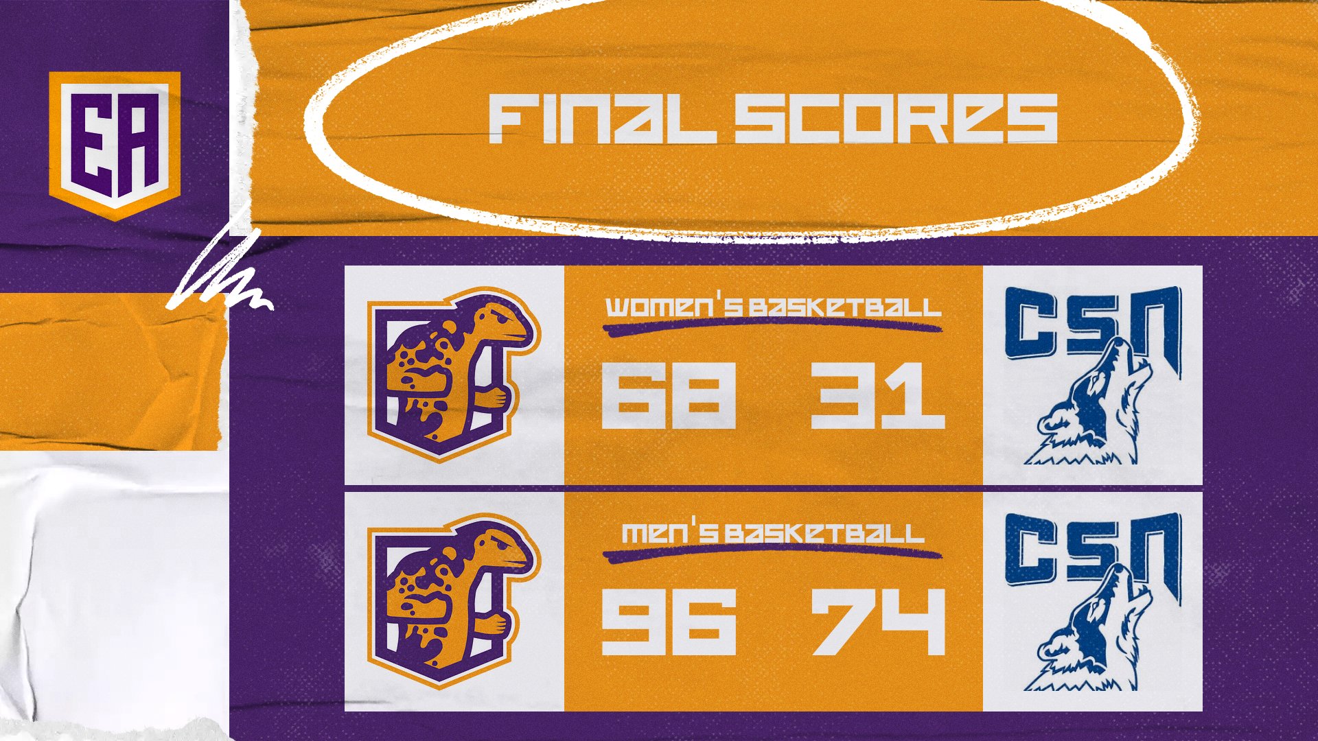 Monsters, Lady Monsters Sweep CSN in Home Wins