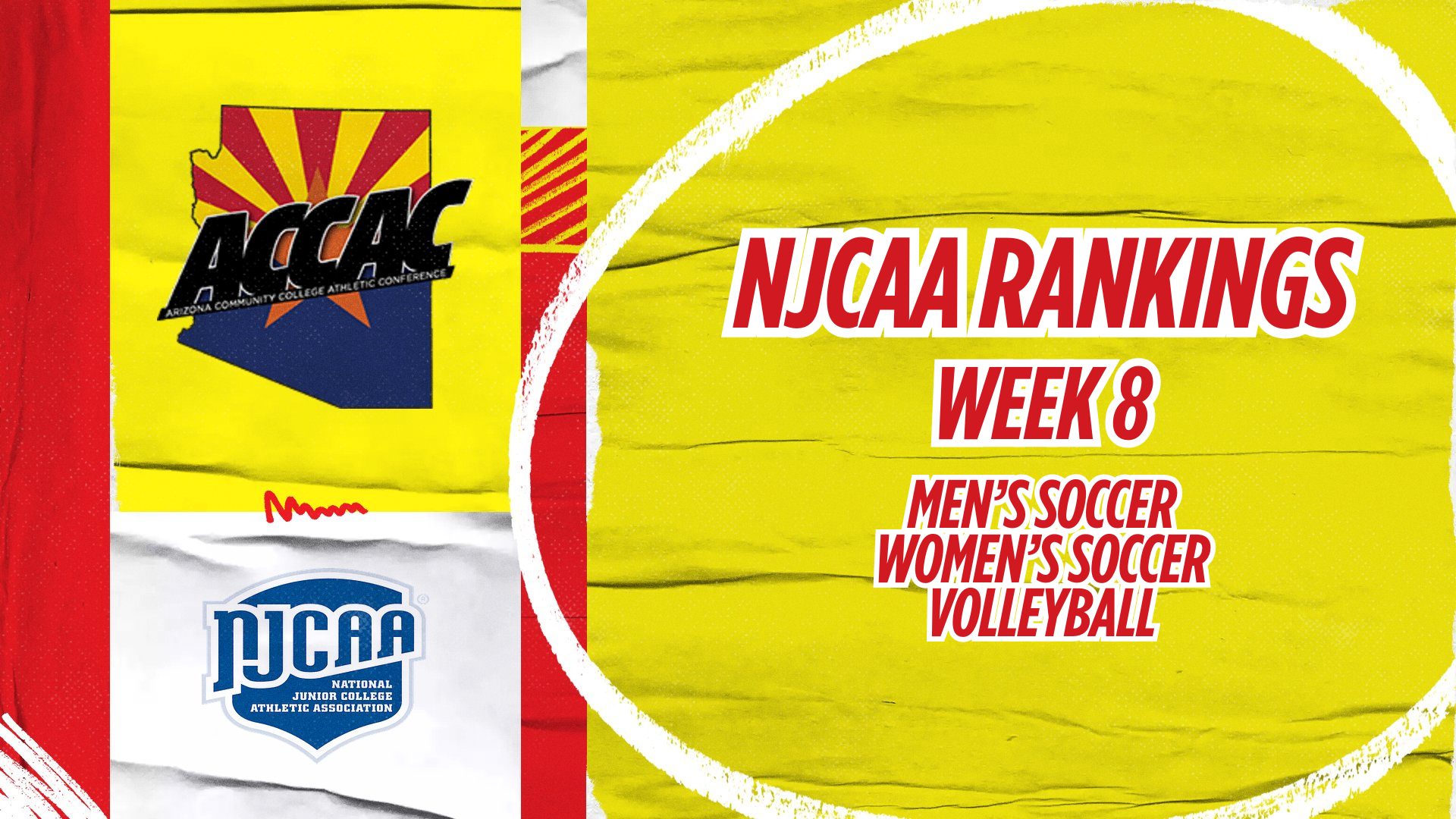 ACCAC NJCAA Rankings - Week 8