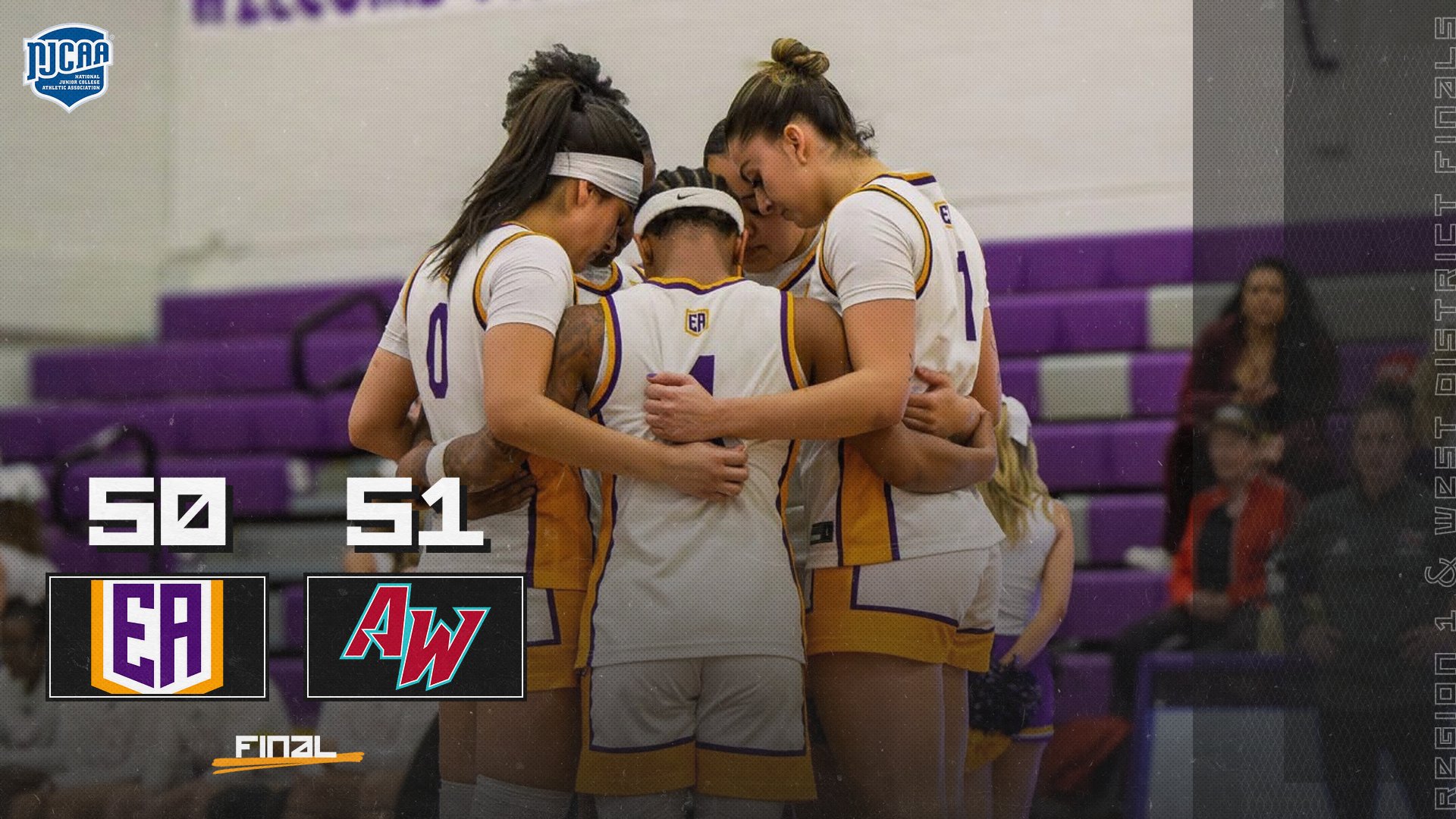 Eastern Arizona vs. Arizona Western Women's Basketball final score 50-51